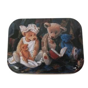 Vanilla Scented Candle in Giftco Tin Box Beary Good Book Stewart Sherwood